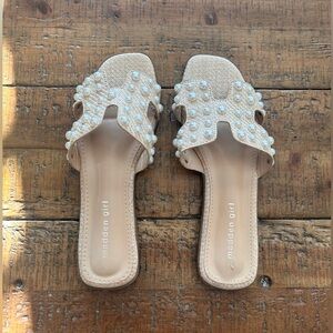 Madden Girl Pearl Slide Sandals